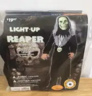 Reaper Light Up Costume Boy’s Medium New Halloween Set Cosplay