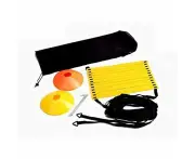 Agility Training Ladder with Carrying Bag Yellow - 12 Rung