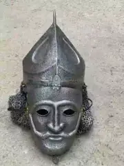 Medieval Ottoman Empire Helmet Knight Larp With Chainmail Norman Helmet Gift