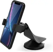 Arteck Car Mount, Universal Mobile Phone Car Mount Holder 360° Rotation for Auto Windshield and Dash, for Cell Phones Apple iPhone 15, 15 Pro, 15 Pro Max, 14, 13, 12, 11, SE, Android Cellphone, GPS