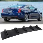 For Cadillac ATS CTS CT4 CT5 Rear Diffuser Shark Fin Bumper Lip Splitter Spoiler