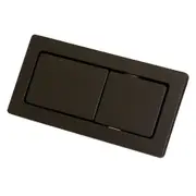 89*44mm Fienza Matt Black Universal Rectangular Flush Buttons For Back To Wall Toilet Suites