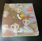 THE BEADERY BEADED ORNAMENTS KIT TEN LITTLE ANGELS 2.25" Tall #4762