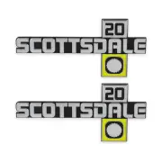 04-550 BROTHERS Trucks C/K Fender Badge Pair - Scottsdale 20