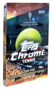 2021 TOPPS CHROME TENNIS HOBBY 12 BOX CASE BLOWOUT CARDS