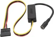 DC 5525 to SATA Hard Drive Power Supply Cable DC 12V to SATA Hard Drive Cable with Step-Down Voltage Regulator