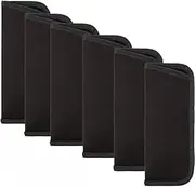 [Lucornky] 6 Pack Slip in Eyeglasses Cases Protective Case for Glasses Sunglasses Case Pouch Small Soft Glasses Sleeve Holder