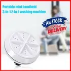 Mini Washing Machine Ultrasonic Turbine Sock Clothes Washer Travel Home Portable