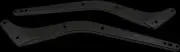 Drag Gloss Black Stick Style Rear Fender Strut Pair for Softail Springer 08