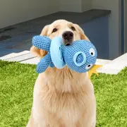 Leakage Food Toy Plush Squeaky Dog Toy Cute Pet Supplies Plush Dog Chew Toy Interactive Toy for Puppy Small Medium Large Dogs