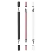 2X Ballpoint Pens For Touch Screens 2 In 1 Head Touch Painting Pen Double-ended