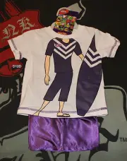 Fremantle Dockers AFL Boys Mascot Printed Cotton Satin Pyjama Set Size 1 New