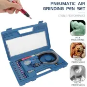 1/8" Micro Air Die Grinder Set Pneumatic Pencil Polishing Cutting Grinding Tool