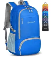 Lightweight Packable Backpack 30L - Foldable Hiking Backpacks Medium Dark Blue
