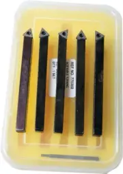 Glanze 8mm Shank Set of TCMT Lathe Tools (Ref: 777302) with Inserts