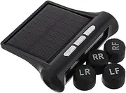 TOPPERFUN 1 Set Tire Pressure Monitor Tire Pressure Sensor Car Tire Pressure Gauge Tire Sensors Auto Tire Pressure Gauge Wheel Sensors Car Pressure Sensor Accessories Abs Black