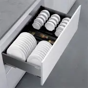 Shearer 2.0 Multipurpose Pull Out Kitchen Drawer - with Plate Dividers and Drain Tray - Fits 900mm