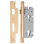 Rebated 85mm Euro Roller Mortice Locks 45mm Backset
