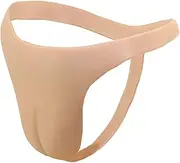 [WHG] Crossdresser Camel Toe Panties ​All Silicone Sissy Men Thong Cosplay Drag Queen Costumes Gaff Underwea