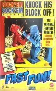 Rockem Sockem Fighting Robots Game Mattel Classic Toy, Mini. travel games
