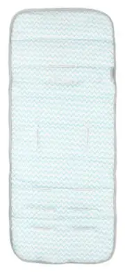 Silly Billyz: Jersey Stroller Liner - Blue Chevron