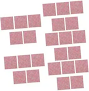 minkissy 25 Sets Double-sided Nail Tape Strips Nail Display Board Tape Adhesive Display Holder Salons Schools Bulk Quantity