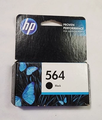 Genuine OEM HP 564 Black Ink Cartridge NEW OLD STOCK SEALED