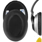 Geekria Protein Leather Ear Pads for Bose AE1, Triport TP-1 Headphones (Black)
