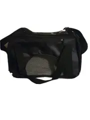 Small/Medium Pet Carrier - Black new without tags hard botm washable collapsable