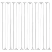 Hongze Tinksky 200pcs Balloon Sticks With Cups Balloon Holder For Wedding Party Decor 40cm Sticks 3cm Cups (white)