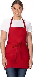 Chef Works Women's Three Pocket Bib Apron