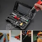 NEW Sell 10in1 Professional Butane Gas Soldering Iron Cordless Welding Torch Kit