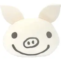 在飛比找蝦皮購物優惠-茗軒【玩偶】日本luckypig正版大號幸運豬可愛小豬臉型玩
