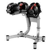 Fitness Master Adjustable Dumbbell Stand Exercise Equipment 17 weights 2x 40kg