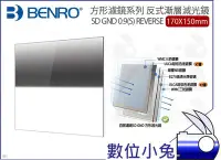 在飛比找Yahoo!奇摩拍賣優惠-數位小兔【百諾 BENRO 反式漸層減光鏡 170X150m