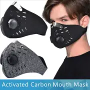 Reusable Washable Sports Face Mask with Active Carbon Filter Anti Fog Mouth Mask