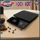 Digital Coffee Scale with Timer 3kg/0.1g Digital Kitchen Food Scale Espresso ~AU