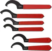 Universal Coilover Adjustment Spanner Wrench Set - 6 Piece Tool Kit