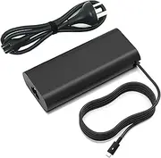 GTGUGR 130W USB Type C Power Adapter, 20V 6.5A USB C Charger, Compatible with Dell Precision 5530 2 in 1,Dell XPS 15 2 en 1 9575,DA130PM170 HA130PM170 0K00F5 K00F5 0M0H25 M0H25 T4V18 Laptop Charger