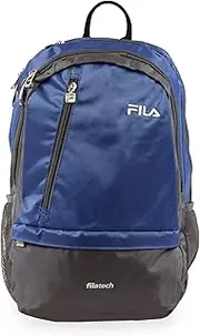 FILA Duel School Laptop Computer Tablet Book Bag, Blue, One Size, Duel Tablet and Laptop Backpack