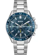 [BOSS] Runner Stainless Steel Watch in Blue