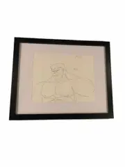 Marvel Ultimate Spider-man Hulk Original Animation Art Cel 15 x 11 Framed COA