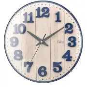 MAG Felio Wall Clock Analog Brulee Silent Continuous Second Hand 3D Characters S