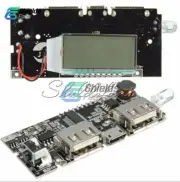 Dual USB 5V 1A 2.1A Mobile Power Bank 18650 Battery Charger PCB DIY Black/Blue