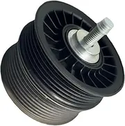 Supercharger Double Pulley Drive Belt Idler Pulley Set 1132020419 1132020419A Compatible For 03-08 AMG Compatible For Mercedes-Benz M113k CLS55 SL55 S55
