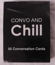 New/sealed Convo And Chill Conversation Starter Cards: 50 Cards