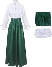 [Kejodiy] Christmas Ellen Griswold Costume Ellen Vocation Skirt Shirt Skirt Set Vintage Dress Women