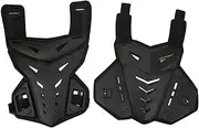 Baxnore Motorcycle Armor Vest, Motocross Chest Back Protector with PP EVA Shock Absorption, Adjustable Breathable Protective Gear for Riding