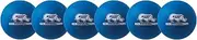 Champion Sports Rhino Skin Dodgeball (Set of 6, Neon Blue, 6")