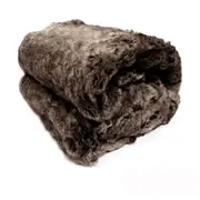 Shaye Luxury Range Faux Fur Throw Rug 127 x 152 cm
